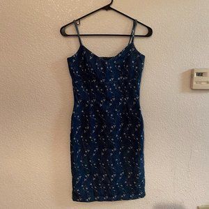 monsoon jeans dress with white flowers